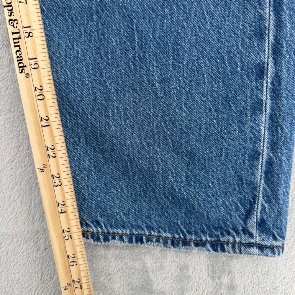 Levis Premium Ribcage Straight Ankle Jeans High Rise‎ Womens Size W 28 L 27 - Picture 15 of 16